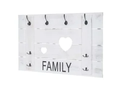 Outlet MCW Wandgarderobe C89 Family Shabby-Look Shabby Weiß