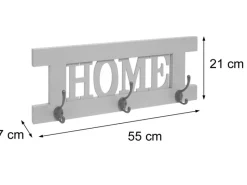Online MCW Wandgarderobe C60 Home Shabby-Look Shabby Weiß
