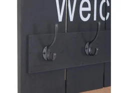 Online MCW Wandgarderobe C89 mit Pinnwand Shabby Dunkelgrau