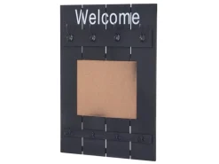 Online MCW Wandgarderobe C89 mit Pinnwand Shabby Dunkelgrau