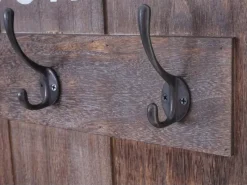 Outlet MCW Wandgarderobe C89 Welcome Shabby Shabby Braun