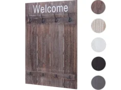 Outlet MCW Wandgarderobe C89 Welcome Shabby Shabby Braun