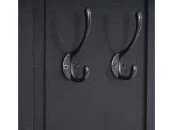 New MCW Wandgarderobe H33 2er-Set Lackiert Dunkelgrau