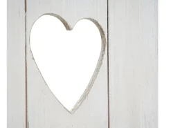 MCW Wandregal D42 Massivholz 70x40x10cm Weiß Shabby