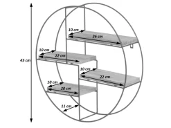 MCW Wandregal K76 45x45x11cm
