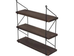 Online MCW Wandregal K78 40x40x13cm Dunkelbraun