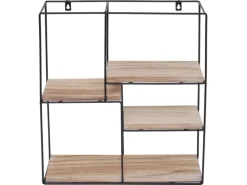 Best MCW Wandregal K76 51x40x11cm Natur