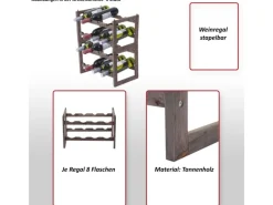 Outlet MCW Weinregal B58 1 Stück