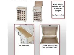 Outlet MCW Weinregal Torre H323 Weiß