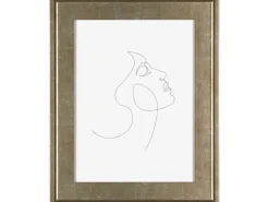 Hot MDF-Bilderrahmen Venezia FSC 18 cm x 24 cm Gold-Silber