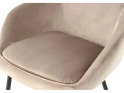 MeGusta Moderner Stuhl 2er-Set Polsterstuhl Esszimmerstuhl mit Armlehne Leni