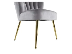 Discount MeGusta Moderner Stuhl Polsterstuhl Esszimmerstuhl Anna Grau