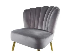 Discount MeGusta Moderner Stuhl Polsterstuhl Esszimmerstuhl Anna Grau