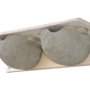 Clearance Mehlschwalben Doppelnest 11 cm x 46 cm x 14 cm Grau