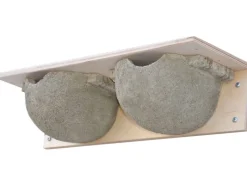 Clearance Mehlschwalben Doppelnest 11 cm x 46 cm x 14 cm Grau
