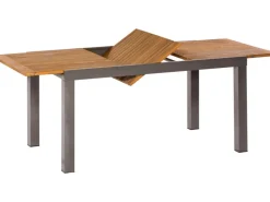 Best Merxx Gartenmöbel-Set Santorin 7-teilig Stapelsessel & Ausziehtisch