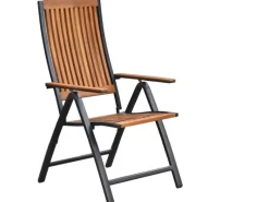 Merxx Gartensessel Athos Klappsessel Aluminium/Akazie