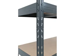 AR Shelving Metall-Schwerlast-Steckregal Rivet Anthrazit 180 cm x 90 cm x 45 cm 4 Böden
