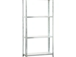 Discount Metall-Steckregal MEDIUM Verzinkt 150 cm x 75 cm x 30 cm