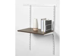 Metall-Trennschiene 10 cm x 31,5 cm Matt-Weiß 2er-Set