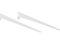 Metall-Winkelträger 1-reihig 40 cm Weiß