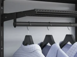 Metall-Winkelträger 1-reihig 40 cm Schwarz