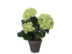 Mica Decorations Kunstpflanze Hortensien im Blumentopf Stan 40 cm cm x Ø 35 cm G
