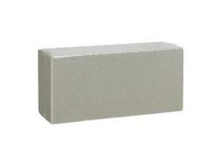 Mica Decorations Steckschaum Trockenfloristik 23 cm x 11 cm x 8 cm Grau