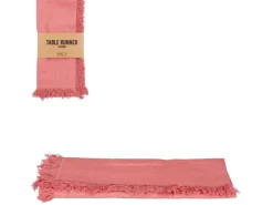 Sale Mica Decorations Tischläufer Villia 180 cm x 45 cm Lachs