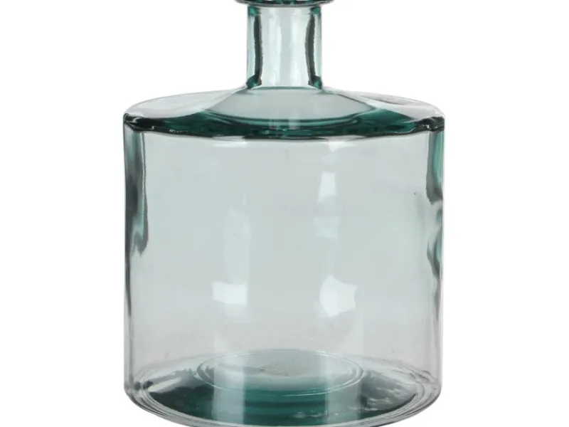 Mica Decorations Vase Guan in Flaschenform Ø 21 cm x 26 cm Transparent