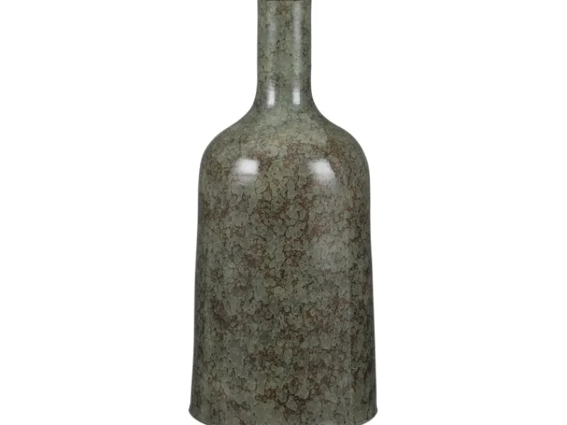 Mica Decorations Vase Oliver Rund in Flaschenform Ø 26 cm x 50 cm Grün