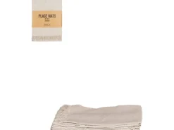 Hot Mica Decorations Villia Placemat Beige 48 cm x 33 cm 4er-Set