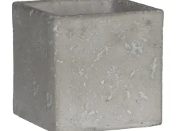 Mica Pflanzgefäß Jimmy 10 cm x 10 cm Hellgrau