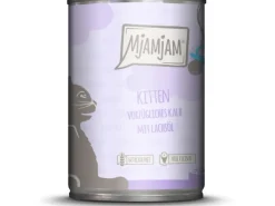 Outlet Mjamjam Nassfutter Kitten Vorzügliches Kalb mit Lachsöl 400 g