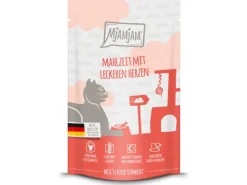 Outlet Mjamjam Nassfutter Quetschie Mahlzeit mit Leckeren Herzen 125 g