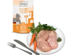 Sale Mjamjam Nassfutter Quetschie Saftiges Huhn an Leckeren Möhrchen 125 g