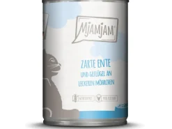 Mjamjam Nassfutter Zarte Ente & Geflügel an Leckeren Möhrchen 400 g