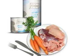 Mjamjam Nassfutter Zarte Ente & Geflügel an Leckeren Möhrchen 400 g