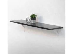 ML-Design 2 Stück Regalhalterung 240x240mm Aluminium Schwebende Regalwinkel