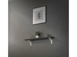 ML-Design 2 Stück Regalhalterung 12x12 cm Aluminium Schwebende Regalwinkel