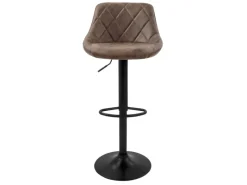 ML-Design Barhocker 4Er Set aus Kunstleder Braun Gepolsterter Stuhl