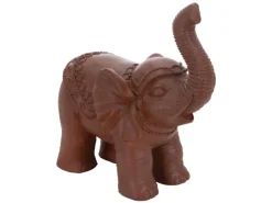 ML-Design Deko Figur Elefant Braun 36x19x39cm Orientalische Finish Innen & Außen
