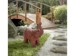 ML-Design Deko Figur Elefant Braun 36x19x39cm Orientalische Finish Innen & Außen