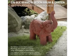 ML-Design Deko Figur Elefant Braun 36x19x39cm Orientalische Finish Innen & Außen