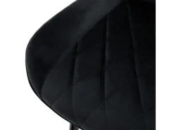 Sale ML-Design 2Er Set Esszimmerstühle mit Rücken und Armlehnen Schwarz Samt