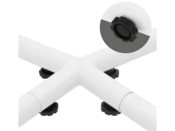 Online ML-Design Hängesesselgestell Weiß 208 cm Belastung bis 120 kg Stahlrohr