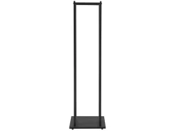 ML-Design Kaminholzregal 33 x 115 x 33 cm Rechteckig Schwarz Metall Innen/Außen