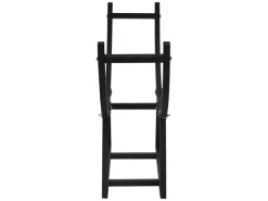 ML-Design Kaminholzregal 55 x 94 x 21 cm Schwarz Metall Innen/Außen U-förmiges