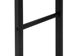 Outlet ML-Design Kaminholzregal 80x150x25 cm Rechteckig Schwarz Metall Innen/Außen