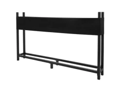 ML-Design Metall Kaminholzregal mit Abdeckung 200x25x115 cm Anthrazit Stahl